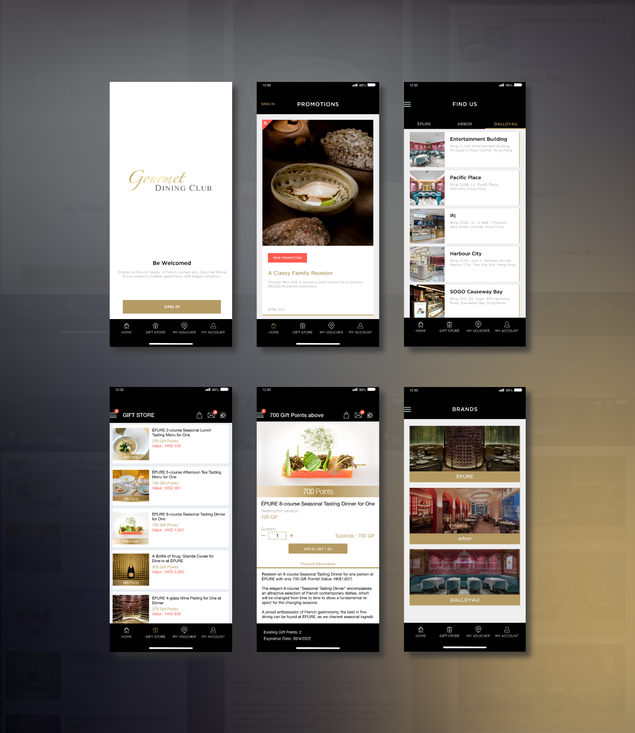 Gourment Dining Group App