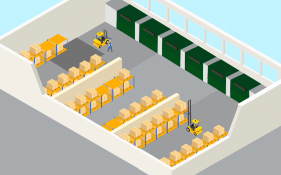 Forklift Animation